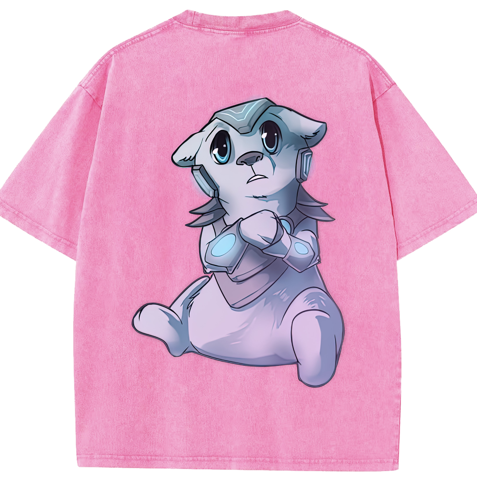 リーグ・オブ・レジェンド League of Legends LOL 綿100% ヴィンテージ風 半袖Tシャツ（背面プリント）